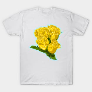 5 Yellow Roses T-Shirt